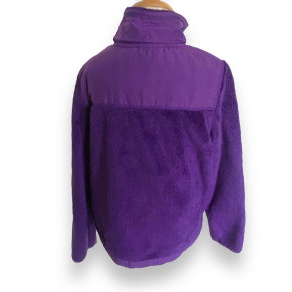 The Children's Place Girls Fleece Jacket Size S 5 6 Purple Full Front Zip - Picture 4 of 7